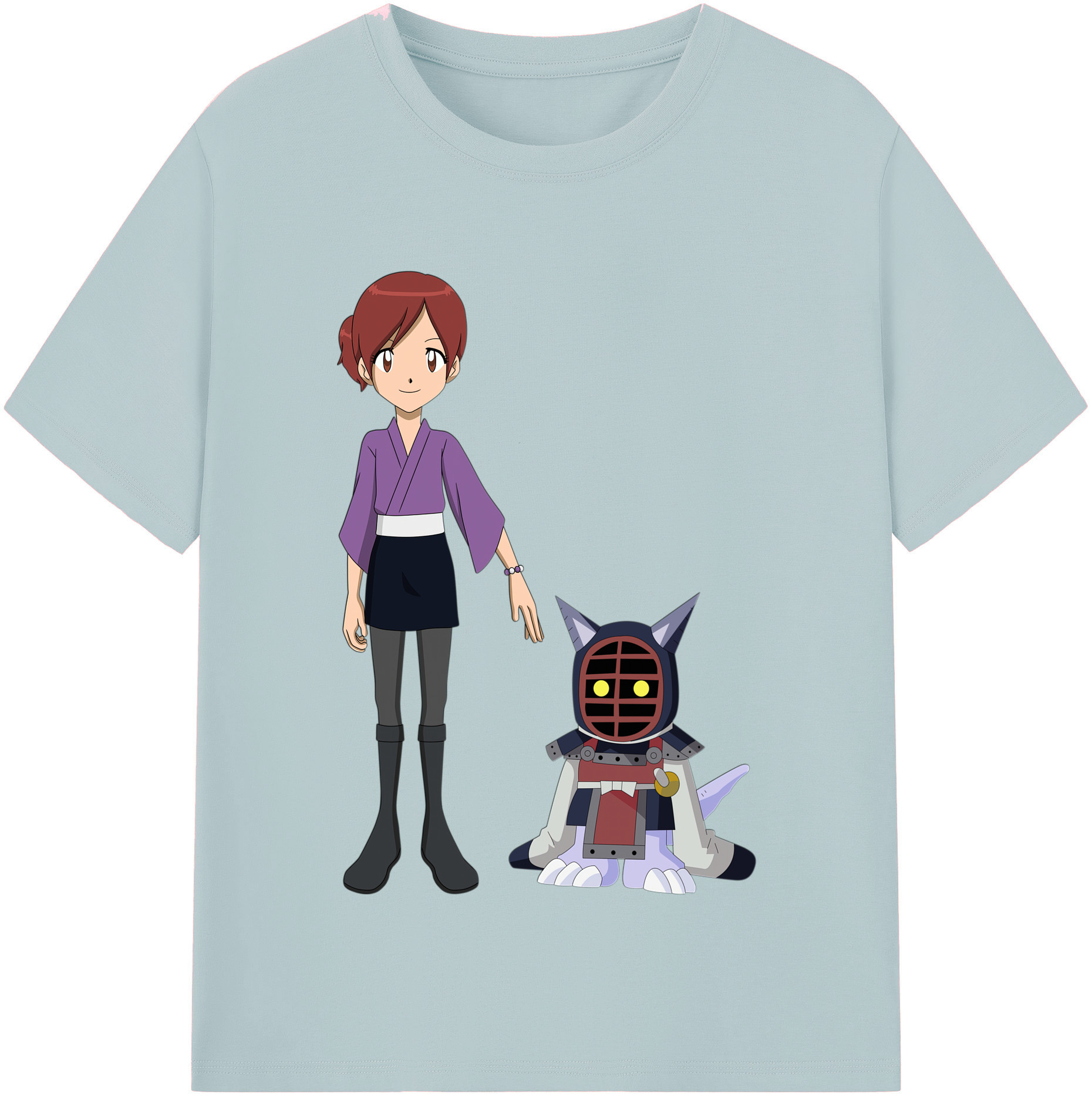 （画像用） Digimon デジタルモンスター/デジモン 綿100％半袖Tシャツ（フロントプリント）